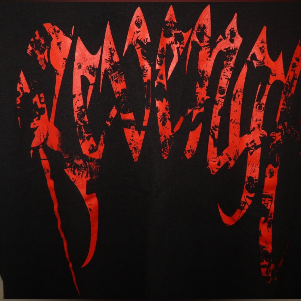 Revenge Clothing Black and Red Short Sleeve Tee - Picture 2 of 4